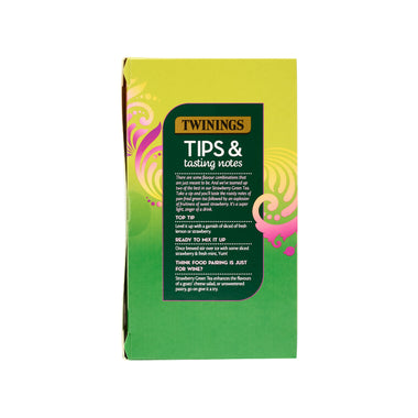 Strawberry Green Tea - 15 Pyramid Bags (Individually Wrapped)